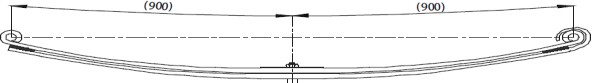 Various models of automotive springs suitable for DAF