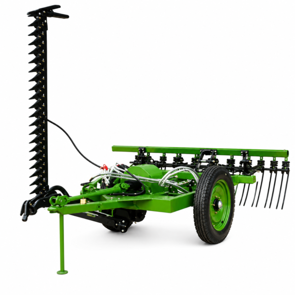 Heavy Duty Tractor Mowing Hay Rake