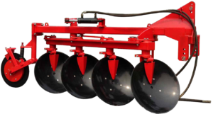Two-way disc plough