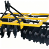 Opposed light disc harrow tractor-mounted farm tillage equipment