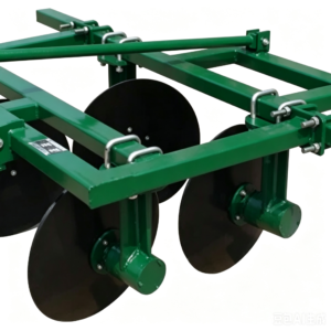 Tractor-mounted disc ridger agricultural farm ridging machine
